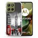 Cokitec Versterkte hoes voor Motorola G15 Reis Engeland Londen Vintage
