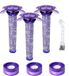 Elzusha - V8 Filtre de remplacement pour Dyson - Lot de 3 avec brosse de nettoyage