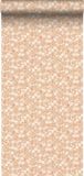 ESTAHome Behang Bloemetjes Licht Terracotta - 53 cm x 10.05 m