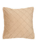 Marron Housse de coussin