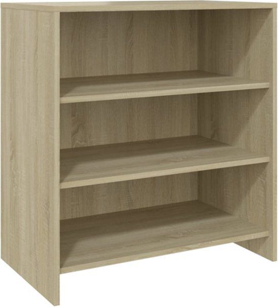 vidaXL Dressoir 70x40,5x75 cm Bewerkt Hout Sonoma Eikenkleurig