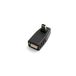 SYSTEM-S USB type A bus naar mini USB stekker 90° omhoog hoek stekker adapter