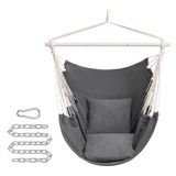 SONGMICS Hangstoel Leigrijs GDC197G02