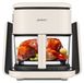Friteuse à air chaud 2-en-1, 4 litres, 1100 watts, 8 programmes