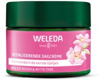 WELEDA Wilde Rozen & Witte Thee Vitaliserende Dagcrème - 3 x 40 ml - Voordeelverpakking
