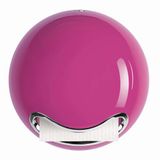 Spirella Toiletrolhouder Wandmontage – Glanzende ABS Toiletpapierhouder met Chromen Accent – WC-Rolhouder Paars/Roze – Diameter 185 mm