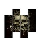 Homemania Wandfoto, Skull, 4-delig, kunst en graffiti, voor woonkamer, slaapkamer, meerkleurig, 76 x 0,3 x 50 cm, HM204PMDF92, MDF