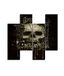 Homemania Wandfoto, Skull, 4-delig, kunst en graffiti, voor woonkamer, slaapkamer, meerkleurig, 76 x 0,3 x 50 cm, HM204PMDF92, MDF