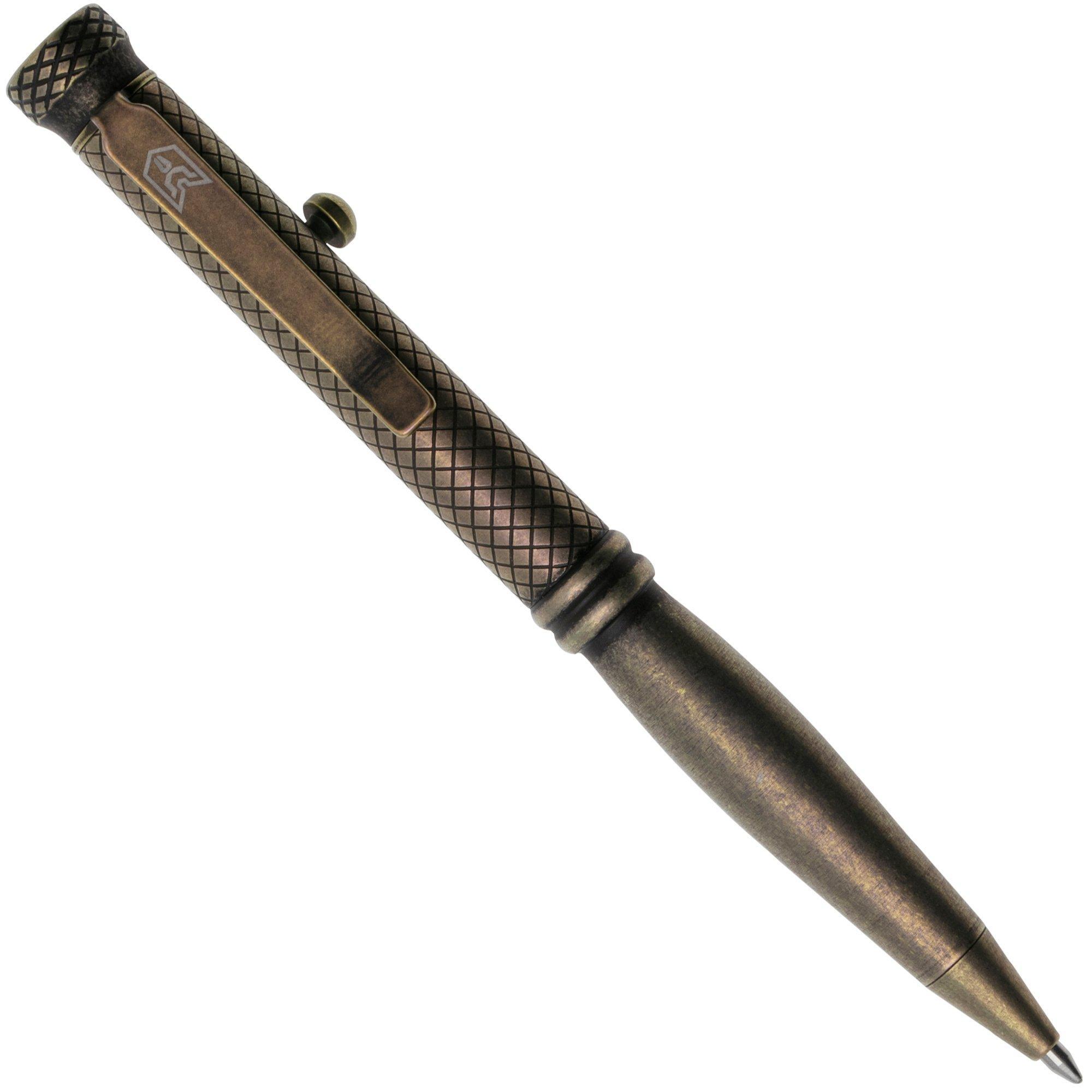 Bestech Bestechman Scribe BM16E Bronze Black Stonewash Titanium, tactische pen