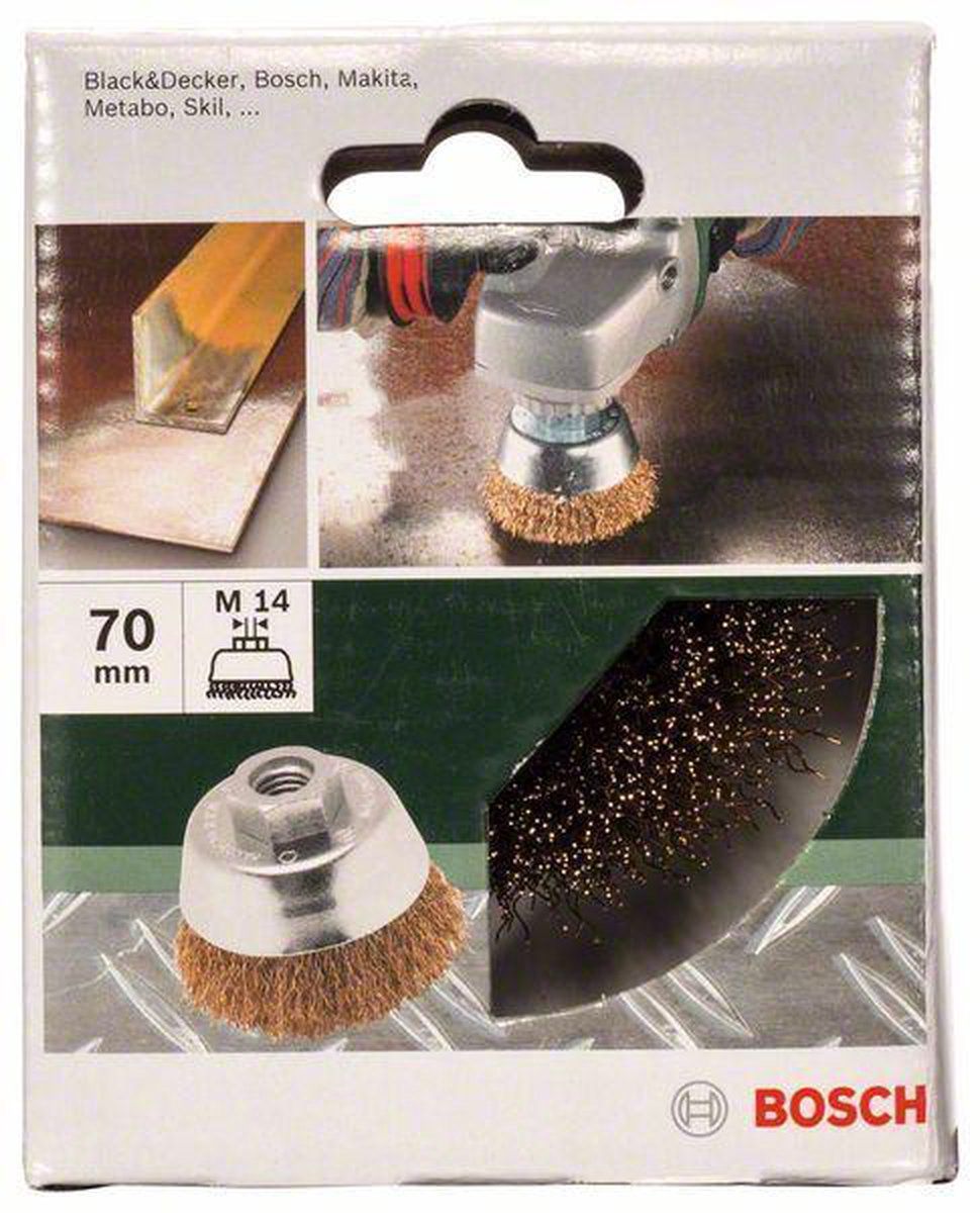 Bosch - Komstaalborstel 70 mm, 0,3 mm, 12000 o.p.m.