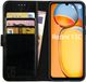 Rosso Element Hoesje Geschikt voor Xiaomi Redmi 13C / Poco C65 | Wallet Book Case | Portemonnee | 3 Pasjes | Magneetsluiting | Stand Functie | Zwart