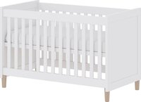 Cabino Baby Bed Stockholm - 60x120cm - Wit/Natural