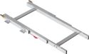 Emuca Schuiftafel Twice Top voor keuken, aluminium, mat geanodiseerd