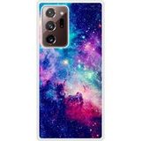 Samsung Galaxy Note Verstevigd hoesje met sublimatie bedrukking, compatibel met Samsung Galaxy Note Galaxie bleue