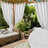 Eurofirany 448471 Sheer Curtain White Polyester 1550x2600 mm