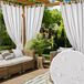 Eurofirany 425638 Sheer Gordijn & Overgordijn Wit Polyester Lus 180 g/m² 1550x2000 mm