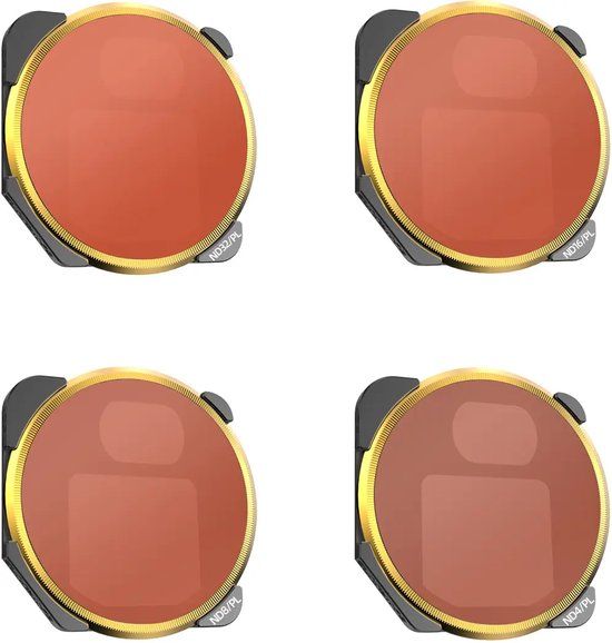 50CAL Drone Camera Lens Filter Set for DJI Mavic 3 - ND/PL 4/8/16/32 - Black