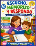 Escucho, memorizo y respondo: Libro de actividades de comprensión auditiva, memoria y atención para niños