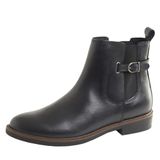 Marco Tozzi Bottes Chelsea pour femme - Mélange de matériaux en cuir et synthétique - Semelle intérieure douce en cuir - Doublure intérieure douce