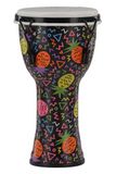 GEWA Liberty Djembé Tuning systeem: mechanisch (tuning lugs) - Diameter: 8" (20,3 cm) - Hoogte: 16,5" (41,2 cm) - Aantal Spanhaken: 4 - Patroon: Pineapple
