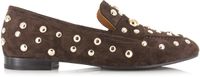 Babouche Tilly loafers donkerbruin Suede Dames