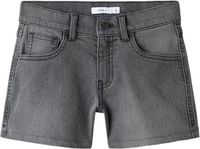 NAME IT Meisjes NKFROSE WIDE DNM SHORTS 1061-DT TB Bermuda shorts - Maat 152