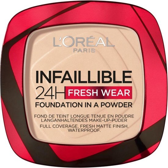 L'Oréal Infaillible 24H Fresh Wear Foundation in a Powder - 20 Ivory - Foundation en poeder in één - 8gr