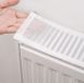 Couverture de radiateur - Protection contre la poussière et la saleté - Blanc