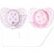 Chicco sucette anatomique en caoutchouc 0m+ rose 2 Unités