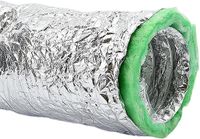 Whisper Sono - Geïsoleerde flexibele ventilatieslang - Ø100 mm - Aluminium - 1 meter