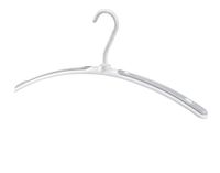 Tescoma - Fancy Home, 899854, kleerhanger, antislip, voor kast, 3 stuks, draaibare haak, kunststof, wit