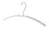 Tescoma - Fancy Home, 899854, kleerhanger, antislip, voor kast, 3 stuks, draaibare haak, kunststof, wit