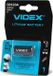 VIDEX pile lithium CR123A, 3V, 1500mAh, emballé en blister