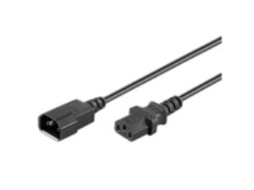 MicroConnect PE040610 Stekkerdoos - Zwart - 1 m