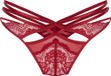 Hunkemöller Dames Lingerie String Janine - Rood - maat L