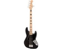 Squier Affinity Active J-Bass V MN Black Metallic - Elektrische basgitaar