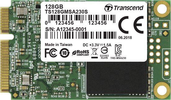 Transcend TS128GMSA230S mSATA SSD - 128 GB