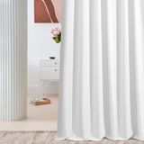 ROOM99 Laurel schuifgordijn met plooiband, 180 x 280 cm breed x hoogte, voor woonkamer, slaapkamer, voor dakspaneel, wit, 1 stuks