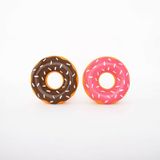 ZippyPaws Latex Donutz 2-Pack Chocolate & Strawberry