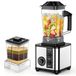 StarTech 2-in-1 blender en molen - 2,5 liter high-speed blender - smoothie maker en sapcentrifuge - ijs- en notenmolen - keukenmixer voor fruit en groenten - 220V