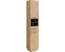 Vicco Beatrice Armoire de salle de bain – 38 x 190 cm avec portes, tiroir Chêne artisanal/anthracite