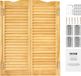 VEVOR Saloondeur Draaideur Gebogen Bovenkant met Scharnieren 805x28x1060mm