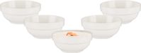 Vessia Amuse Kommetjes/Serveer Schaaltjes - Set van 6 - Wit - 9 x 9 x 4 cm - Keramiek