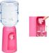 Merkloos Relaxdays Waterdispenser met kraantje - 4.5 L - Felroze/Transparant - Kunststof