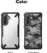 Ringke Fusion X | Hoesje Geschikt voor Samsung Galaxy A57 | Back Cover | Militaire Standaard | Camo Zwart