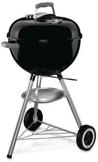 Weber 47 OneTouch Original (kap)hout barbecue / zwart / aluminium / rond