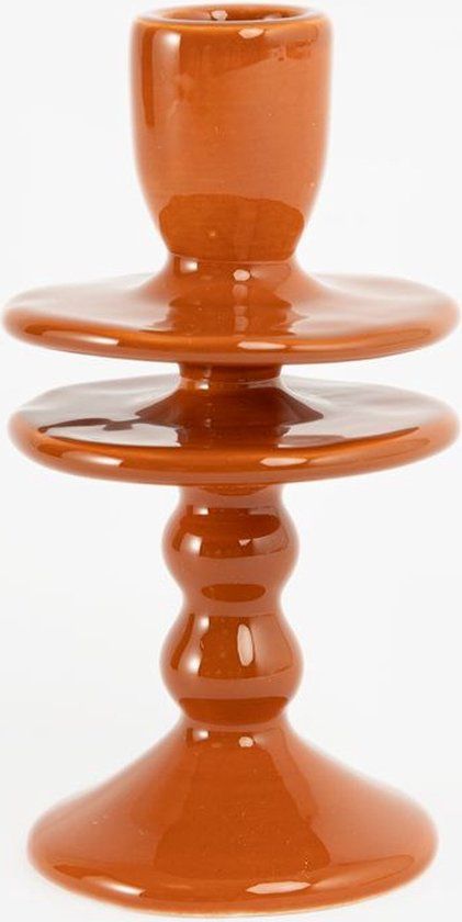 Sissy-Boy Oranje ruffle kandelaar large