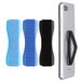 kwmobile Vingerhouder voor smartphone - Vingergreep voor telefoon - Zelfklevende finger holder - Set van 3 - In zwart/blauw/lichtblauw