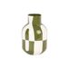 Present Time vaas Dublin Circles 16x5x25 cm - luxegroen/wit