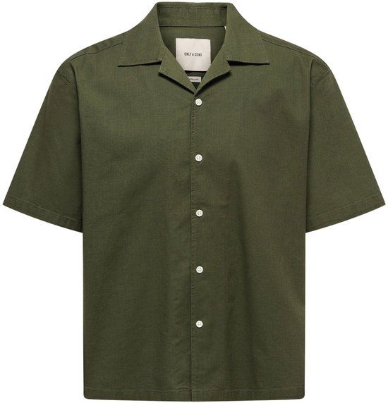 Only & Sons Reid Resort Shirt Heren - Maat XL